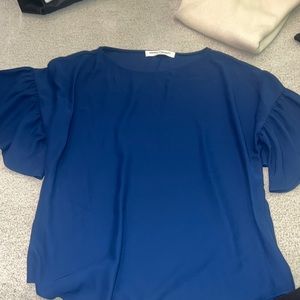 Amanda uprichard navy blouse